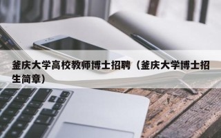 釜庆大学高校教师博士招聘（釜庆大学博士招生简章）