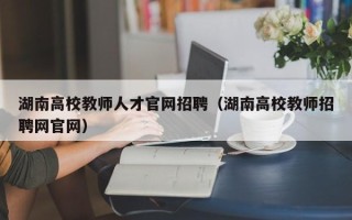 湖南高校教师人才官网招聘（湖南高校教师招聘网官网）