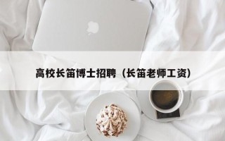 高校长笛博士招聘（长笛老师工资）