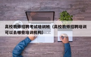 高校教师招聘考试培训班（高校教师招聘培训可以去哪些培训机构）