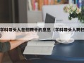 学科带头人在招聘中的意思（学科带头人聘任）