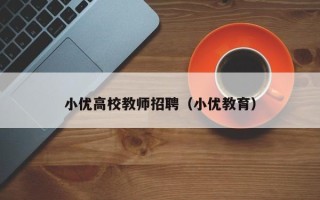 小优高校教师招聘（小优教育）