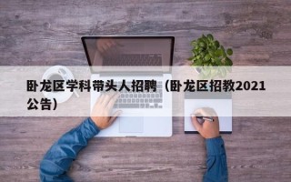 卧龙区学科带头人招聘（卧龙区招教2021公告）