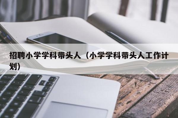 招聘小学学科带头人（小学学科带头人工作计划）-第1张图片-ZBLOG