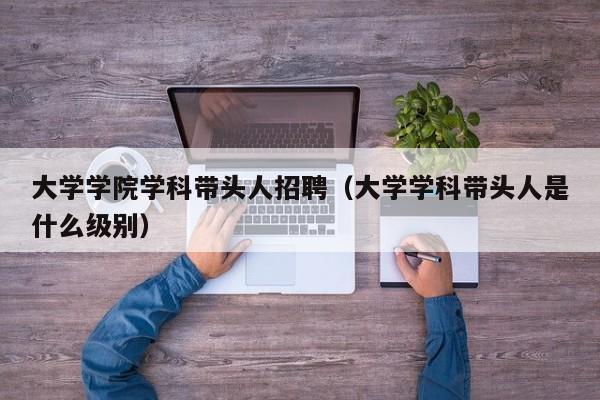 大学学院学科带头人招聘（大学学科带头人是什么级别）-第1张图片-ZBLOG