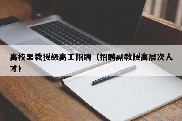 高校里教授级高工招聘（招聘副教授高层次人才）-第1张图片-ZBLOG