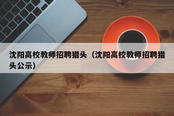 沈阳高校教师招聘猎头（沈阳高校教师招聘猎头公示）-第1张图片-ZBLOG
